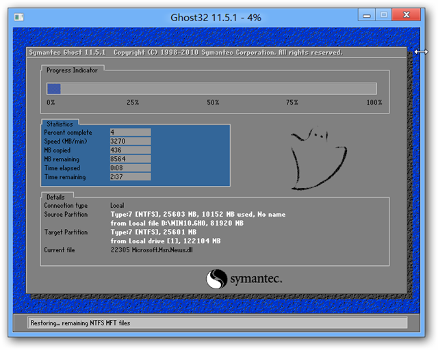 深度技術(shù)重裝ghost win8.1